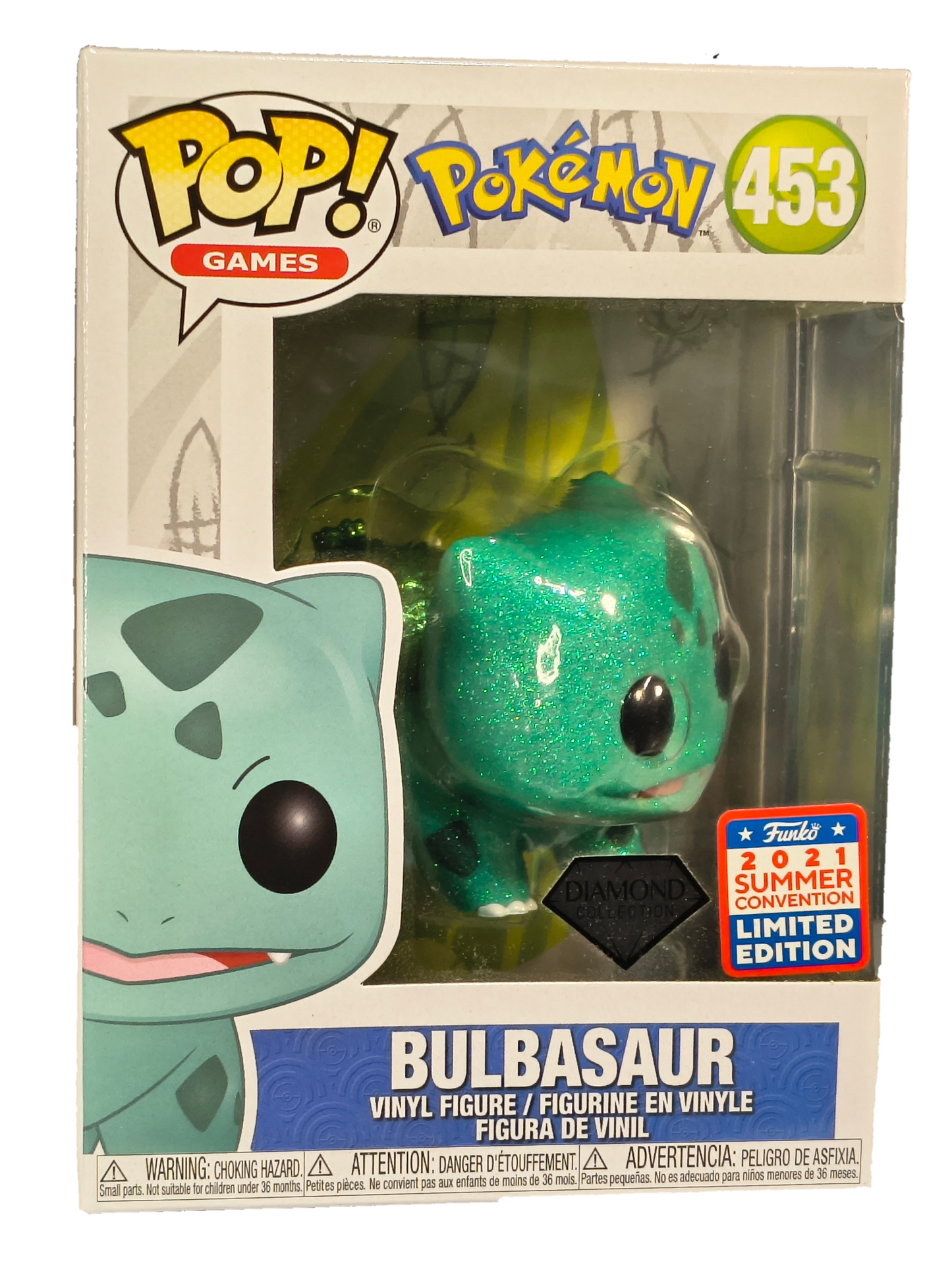 Pokémon "Bulbasaur" Vinyl Figure 2021 Fall Convention Diamond Collection
