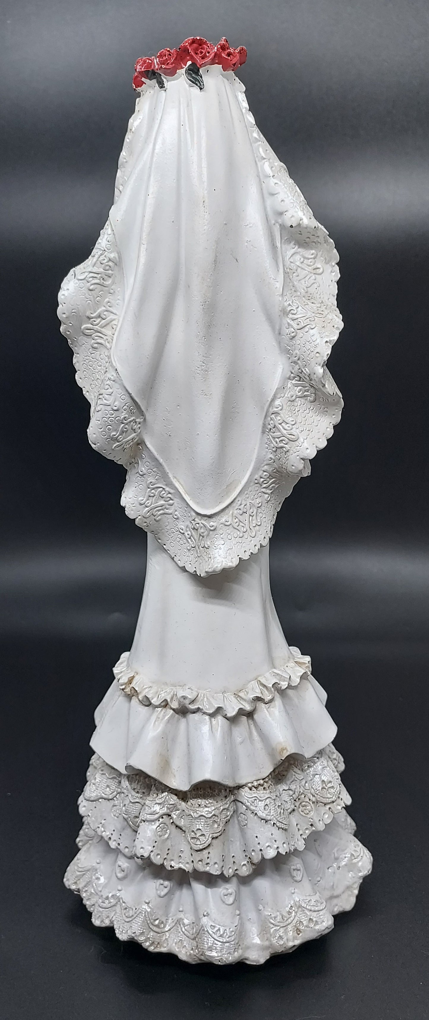 Polyresin Skeleton 10 inch tall Bride figure