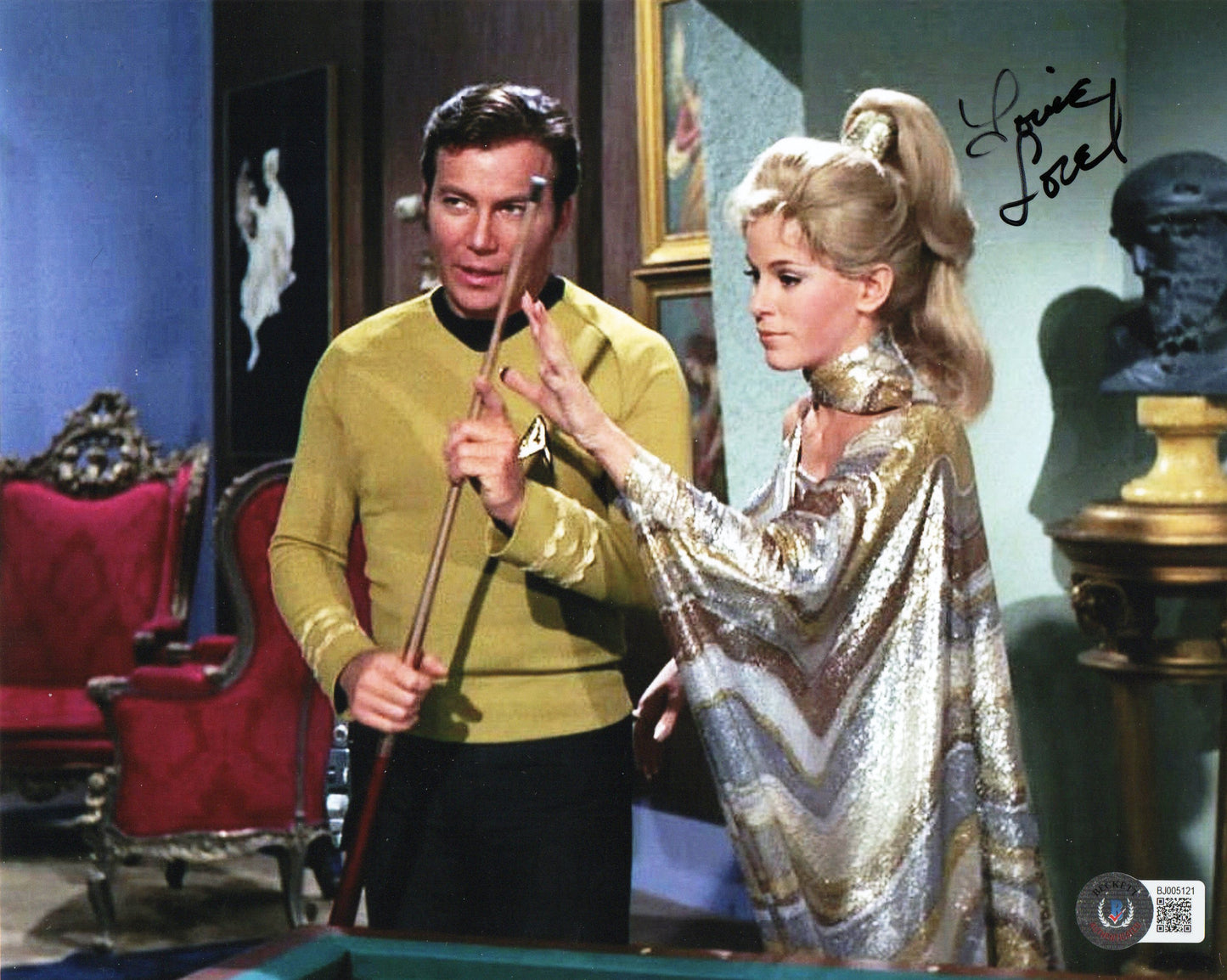 Louise Sorel-as Rayna- Signed "Star Trek" 8x10-Beckett