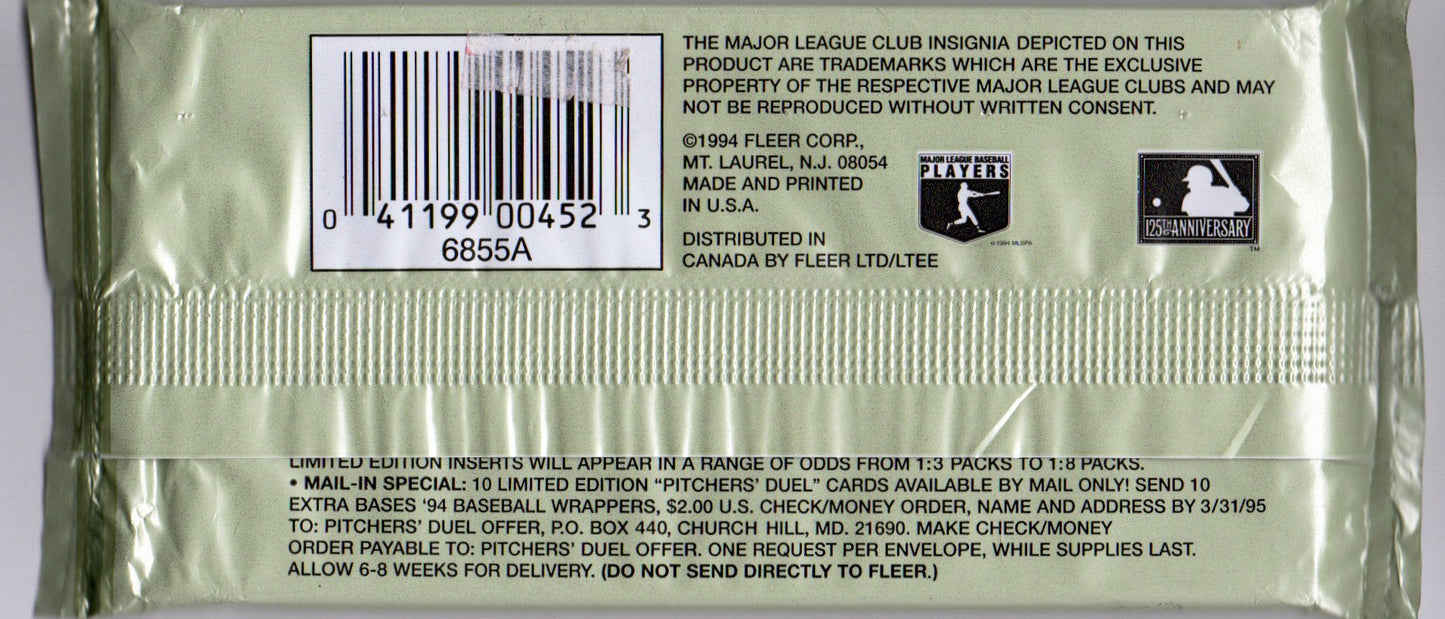 1994 Extra Bases Premier Edition 12pk
