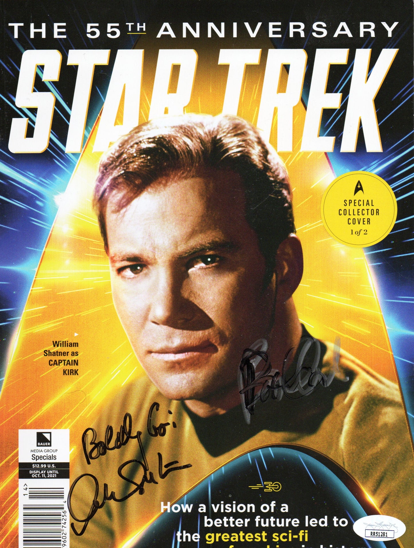Signed magazine - William Shanter - JSA COA (L1) See Description