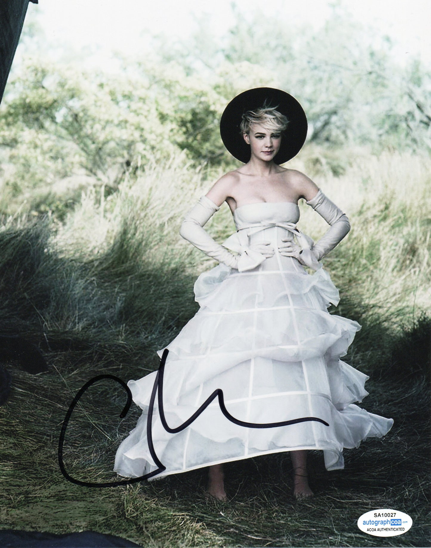 Carey Mulligan signed 8x10 -Autograpghcoa