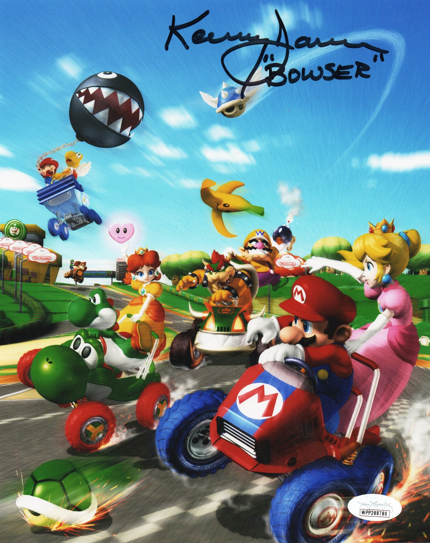 Kenny James: Voice of Bowser- Mario Games- JSA COA