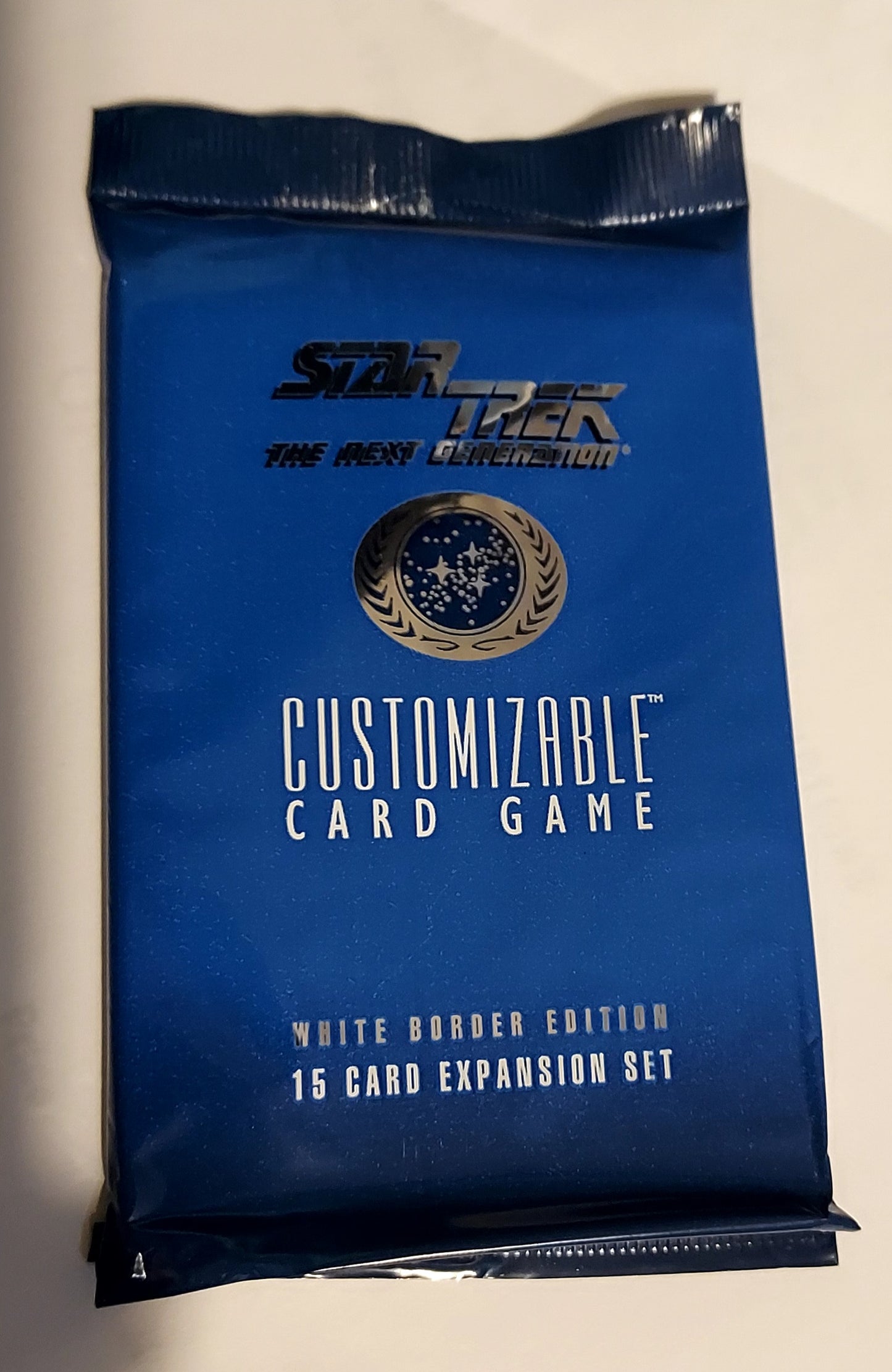 Star Trek Next Generation Customizable Game White Boarder Edition 15 Card Pack