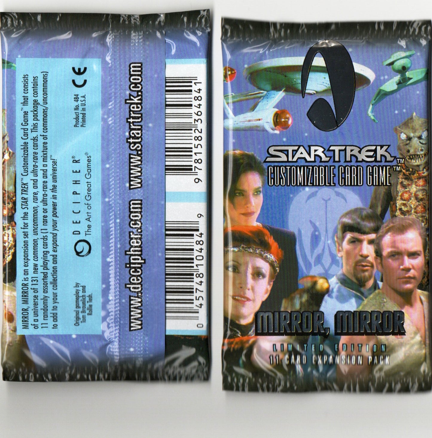 Star Trek Mirror Unopened Trading Cards single Pack