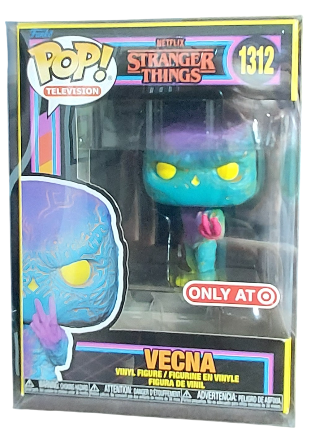 Stranger Things "Vecna" Vinyl Figure Blacklight Target Exclusive