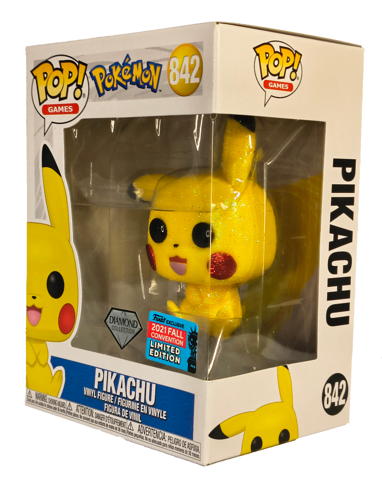 Pokémon "Pikachu" Vinyl Figure 2021 Fall Convention Diamond Collection
