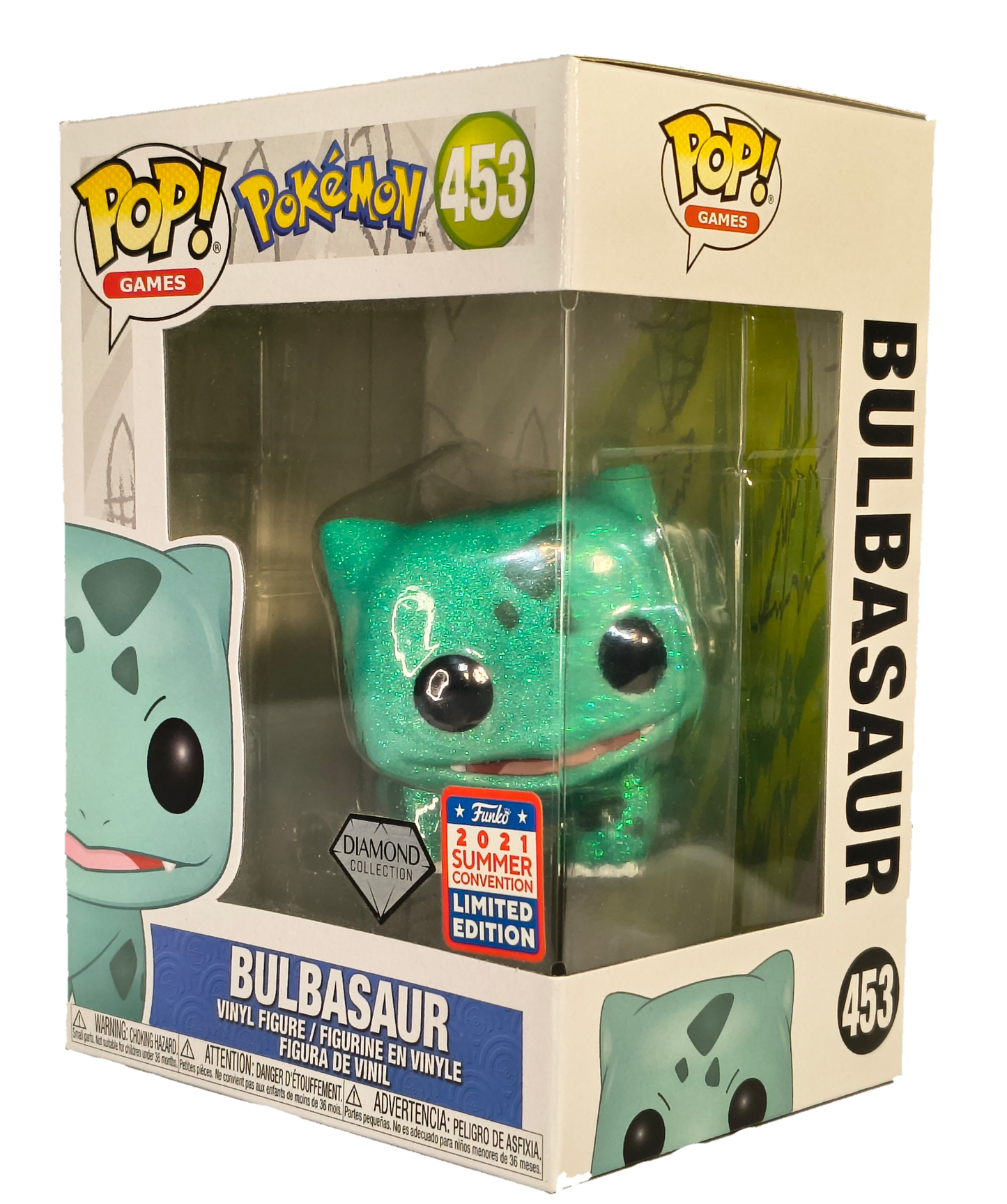 Pokémon "Bulbasaur" Vinyl Figure 2021 Fall Convention Diamond Collection