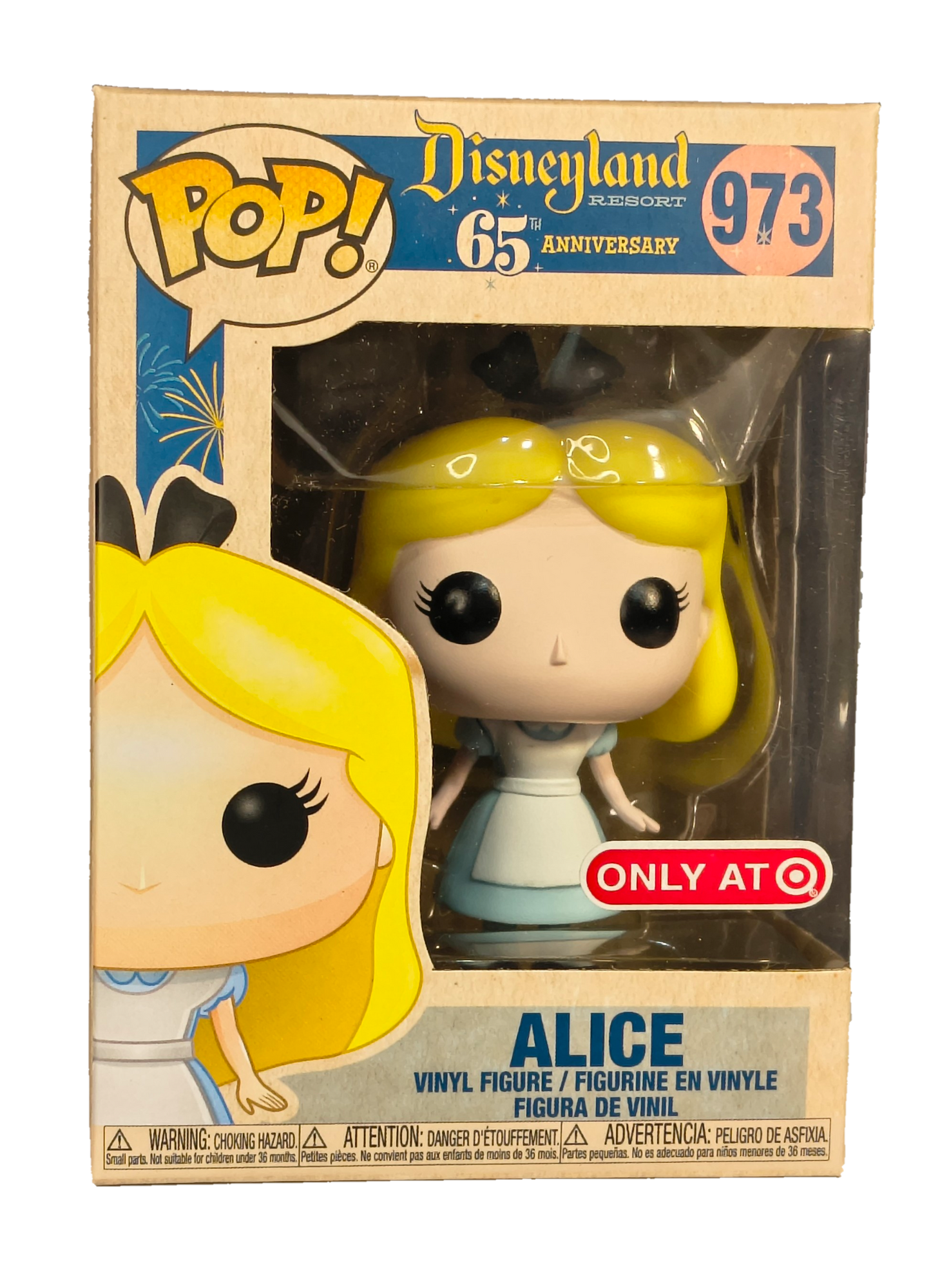 Disneyland Resort 65th Anniversary "Alice" Vinyl Figure #973 Target Exclusive