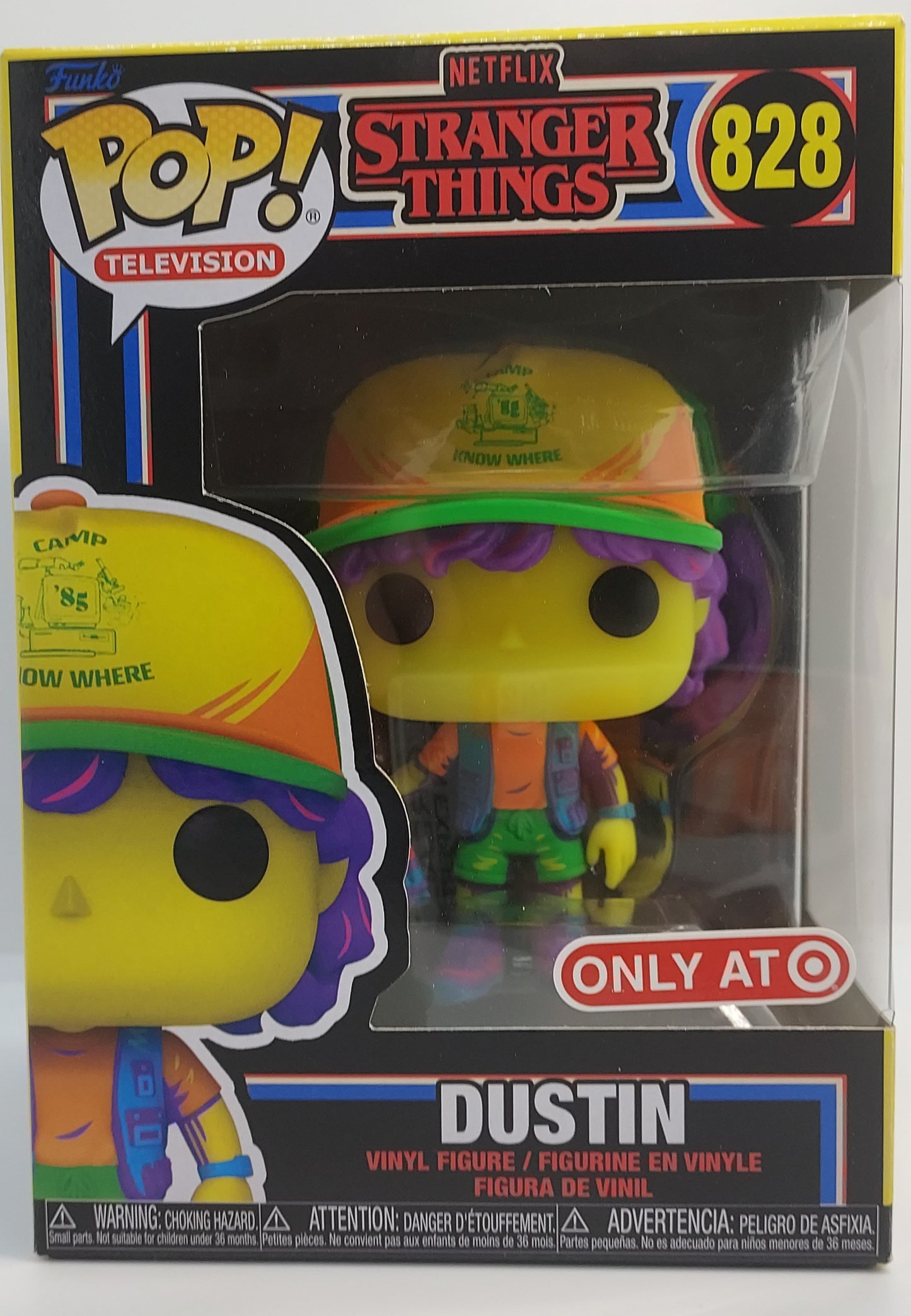 Bobblehead Figure -"Dustin" Stranger Things-Target Black Light Exclusive