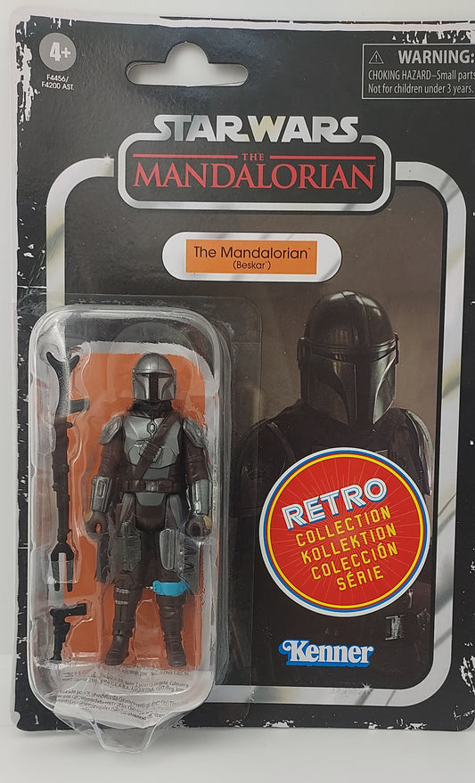 Star Wars Retro Collection The Mandalorian Kenner 3.75 Action Figure Collectible (L1) Read Description