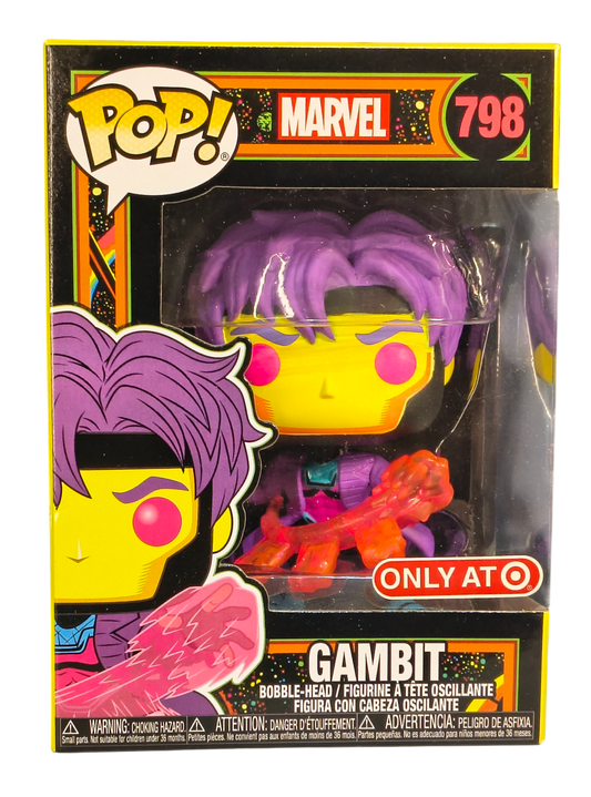 Marvel "Gambit" Target Exclusive Blacklight Vinyl Figure