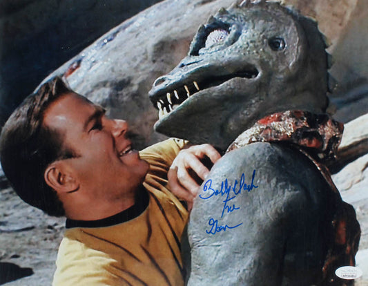 Bobby Clark-as The Gorn-signed Star Trek TOS 11x14-JSA