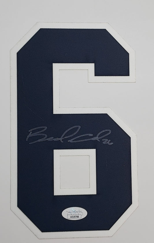 Brooks Conrad-Second & Third baseman-signed Jersey Number-JSA