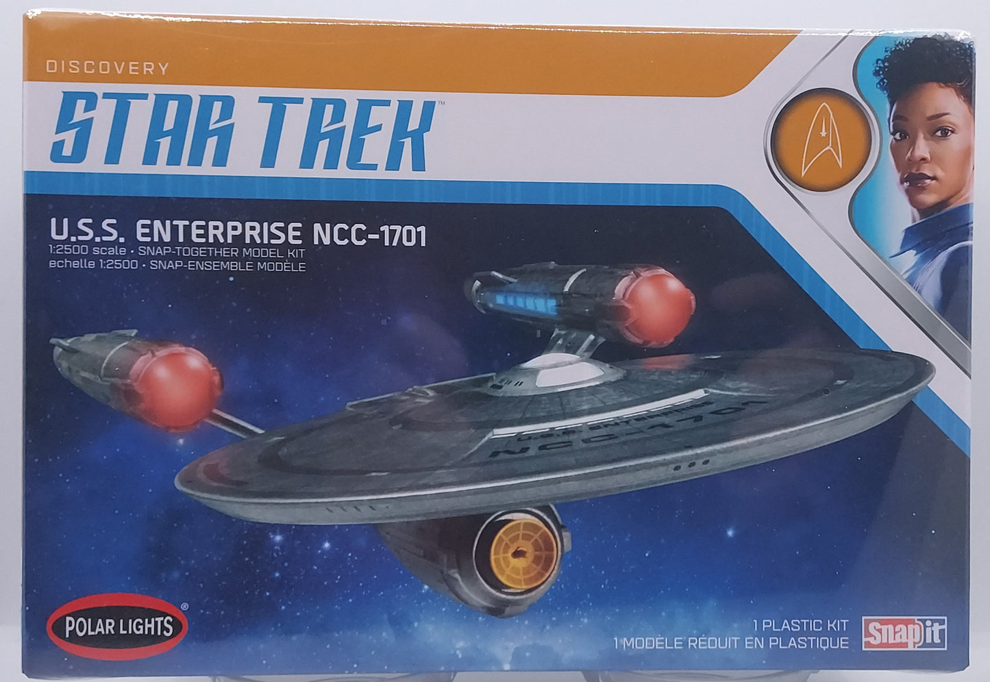 U.S.S. Enterprise NCC-1701-Discovery-1:1000 Scale-Polar Lights