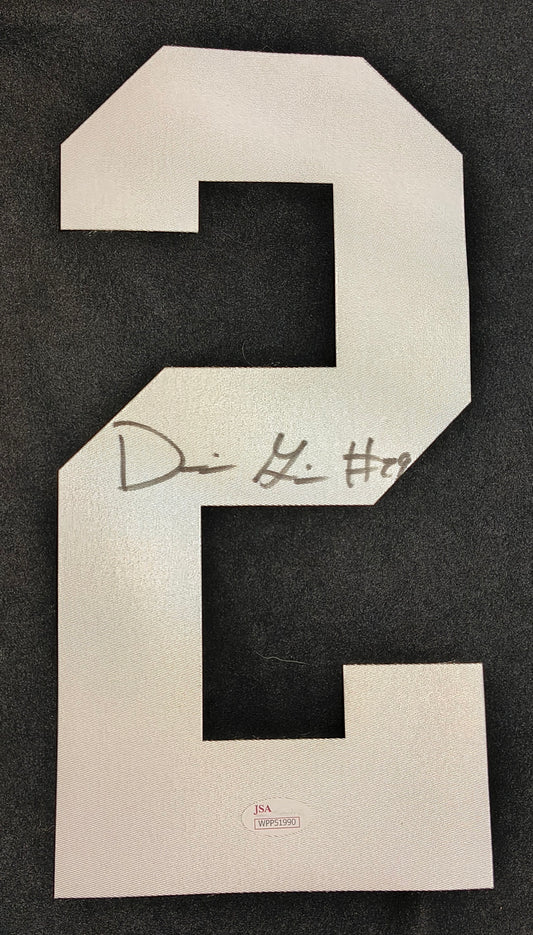 Derrius Guice-Running back-Kansas Chiefs-signed jersey number "2"-JSA(2)
