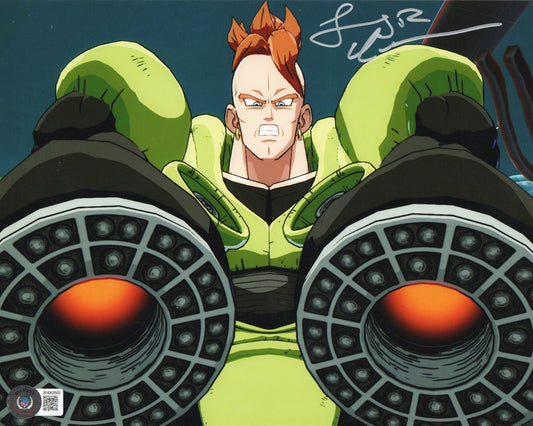 Jeremy Inman-voice of Android 16-Signed Dragon Ball Z 8x10-Beckett