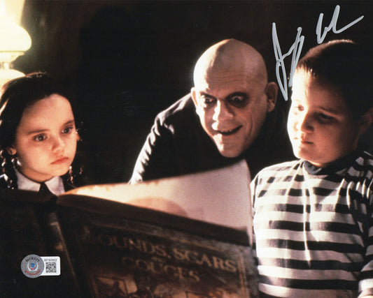 Jimmy Workman-As Pugsley Addams-signed 8x10 Addams Family Movie-Beckett