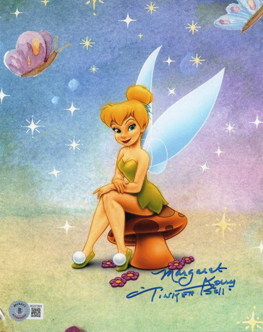 Margaret Kelly- Disney Tinker Bell Autographed 8x10 -Beckett