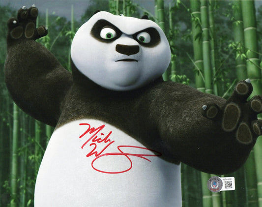 Mick Wingert-voice of PO-Signed Kung Fu Panda: Legends of Awesomeness TV series 8x10-Beckett