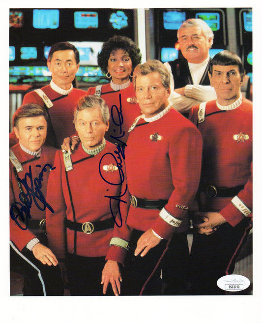 Nichelle Nichols & Walter Koenig-signed Star Trek: Undiscovered Country 8x10-JSA (3)