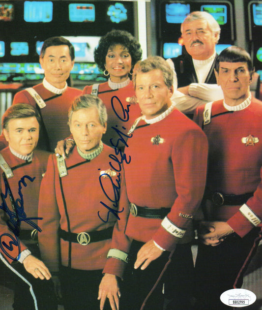 Nichelle Nichols & Walter Koenig-signed Star Trek: Undiscovered Country 8x10-JSA (2)