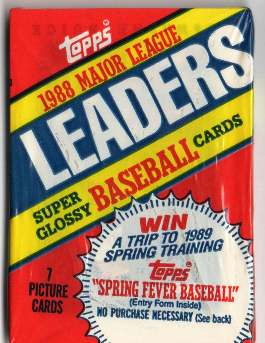 1988 Topps Major League 7card pk