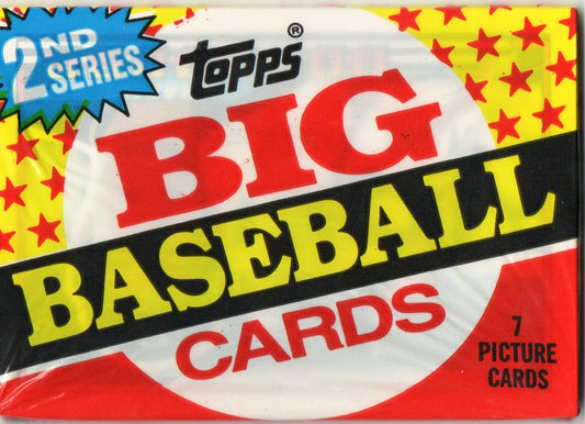 Topps 1989 Big Cards 2nd series 7 card pack