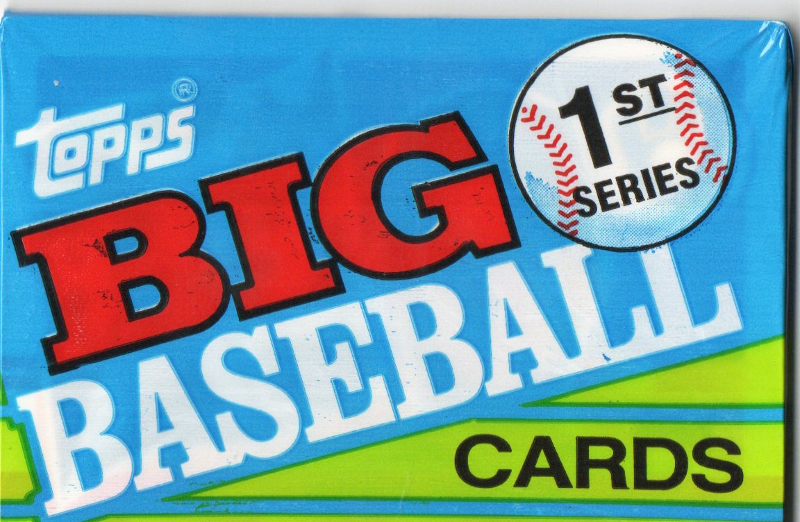Topps 1990 Big Cards 1st series 8 card pack