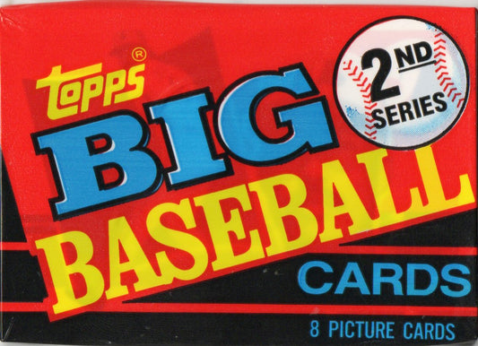 Topps 1990 Big Card 2nd series 8 card pack
