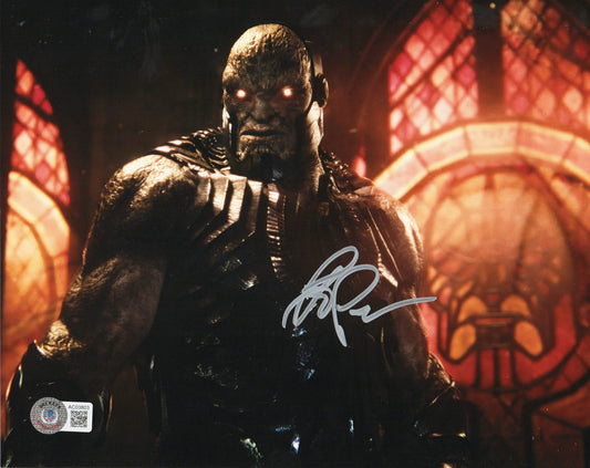 Ray Porter-voice of Darkside-signed Zack Snyder's Justice League 8x10-Beckett