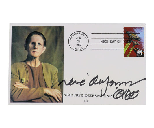 Rene Auberjonois Signed 1993 Star Trek: Deep Space Nine FDC Envelope Inscribed "ODO" (JSA COA)