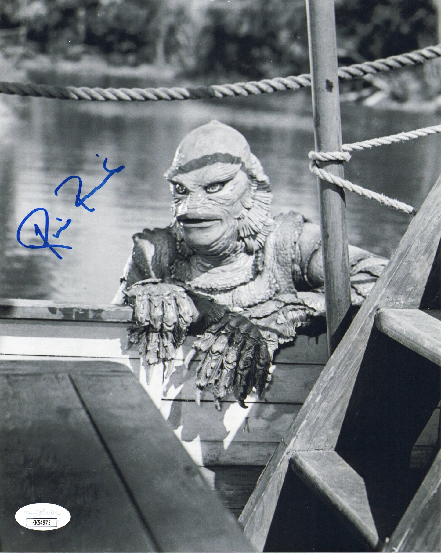 Ricou Browning- Creature From Black Lagoon- Signed 8x10- JSA