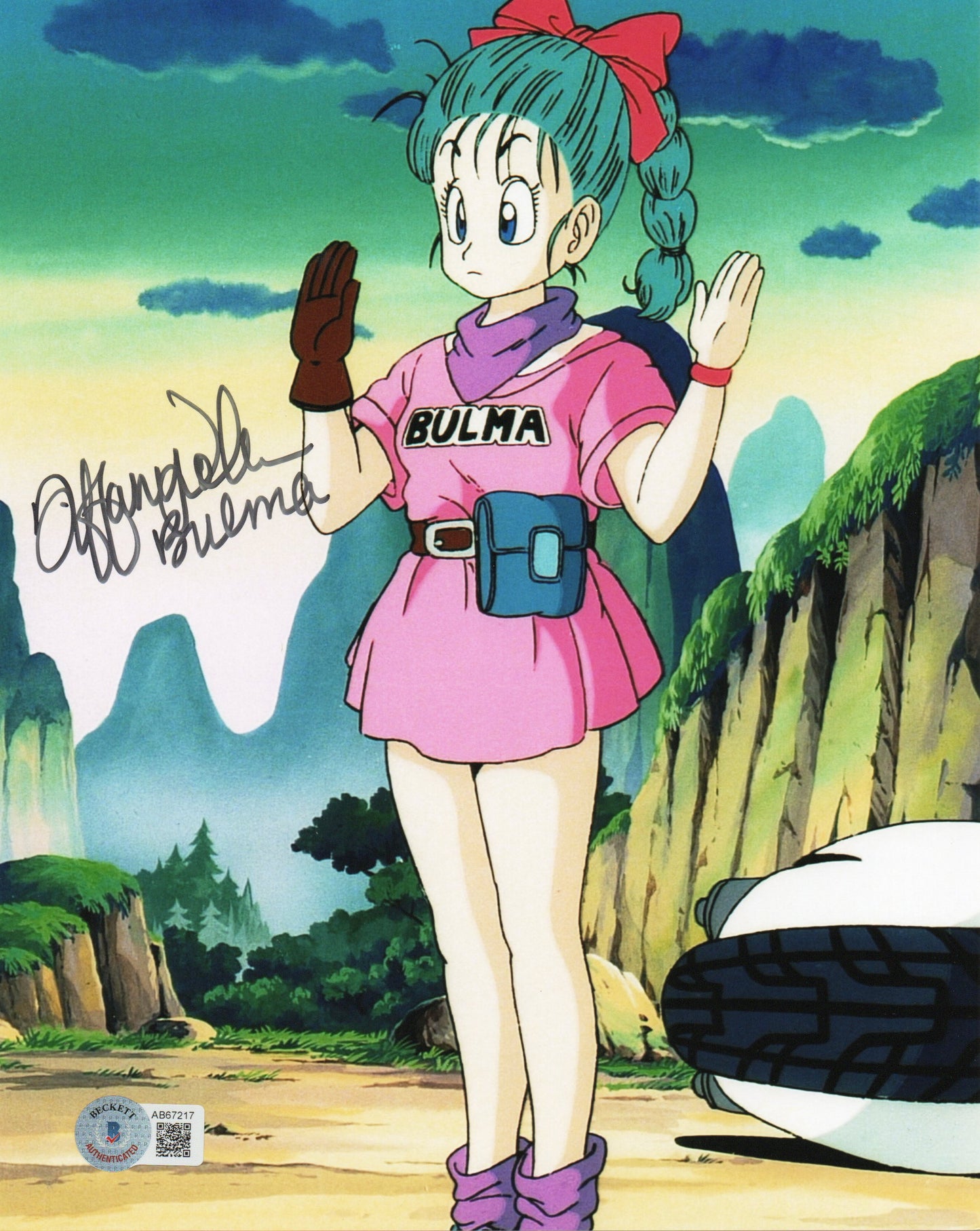 Tiffany Vollmer-voice of Bulma-Signed Dragon Ball Z 8x10-Beckett