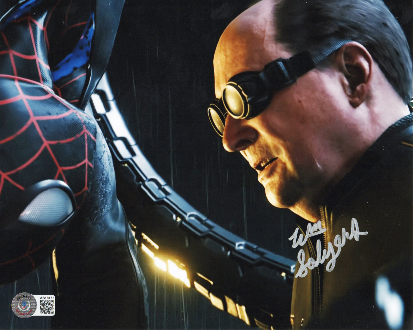 William Salyers-Voice of "Doc Octto"-spiderman-signed 8x10-Beckett