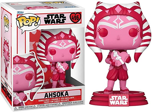 Pink Valentines day Ahsoka Bobblehead Figure # 496