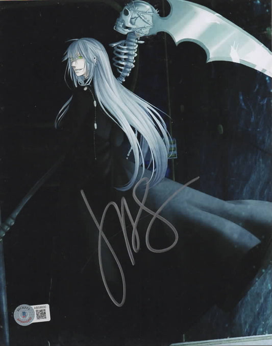 John Swasey - Black Butler - Signed 8x10 - Beckett COA