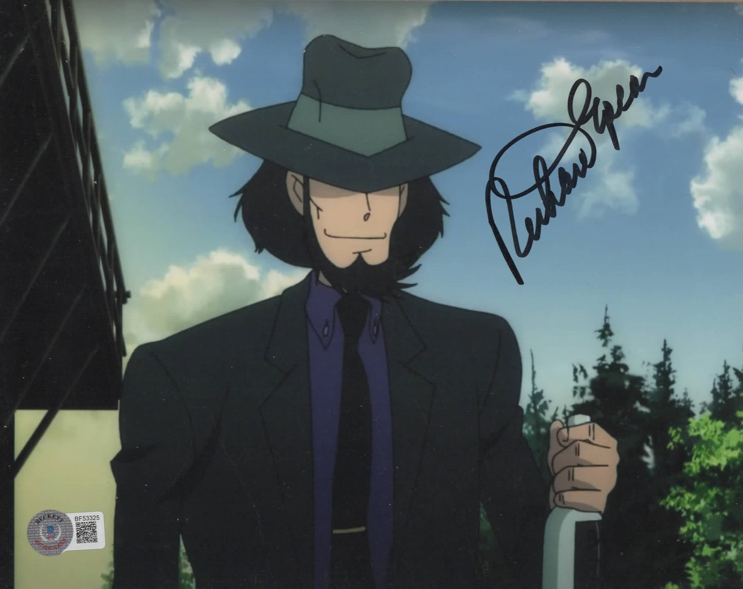 Richard Epcar - Lupin the Third - signed 8x10 - Beckett COA