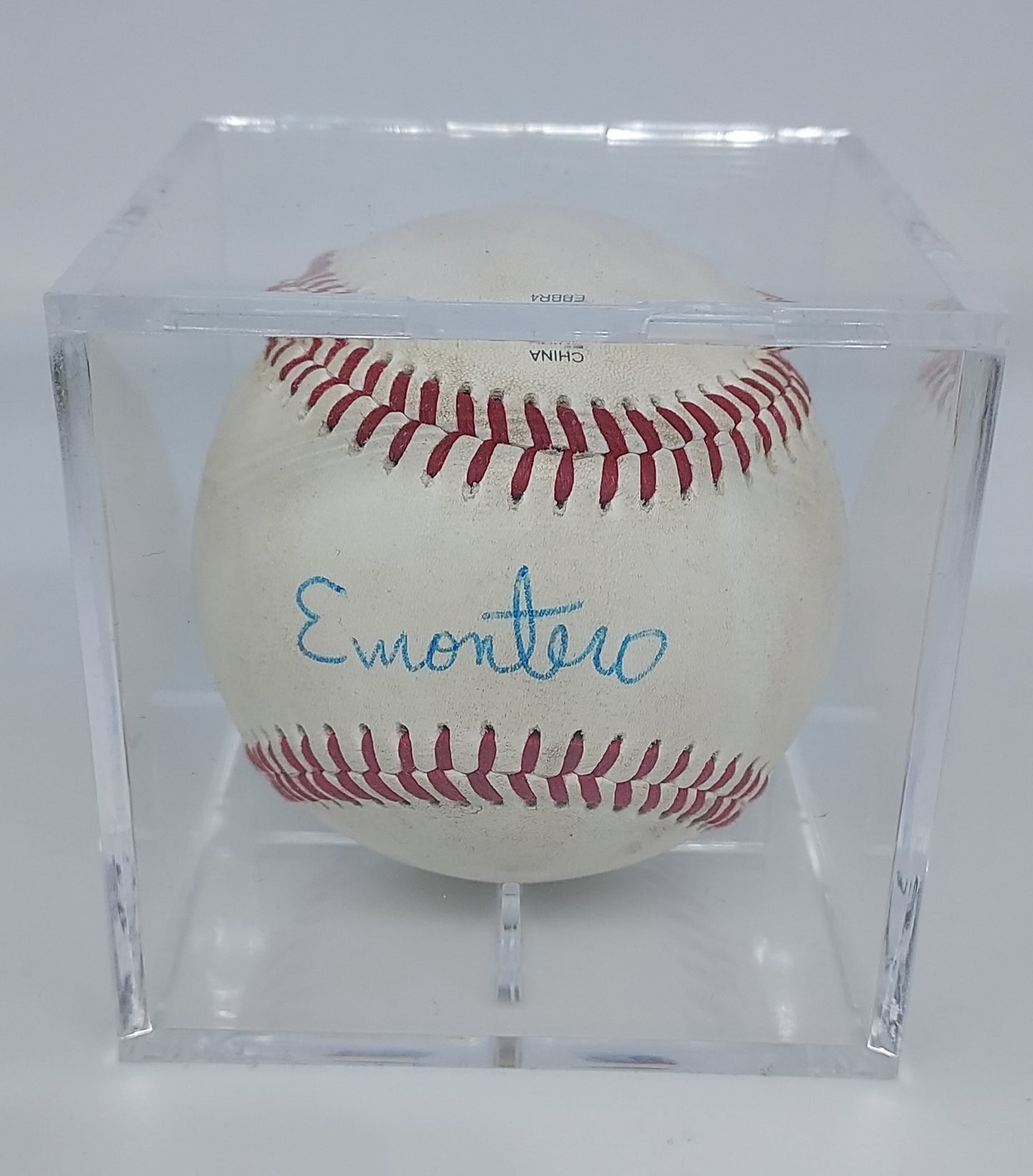 Elehuris Montero signed Rawlings Official Midwest League Baseball (Beckett COA) L1 - See Description