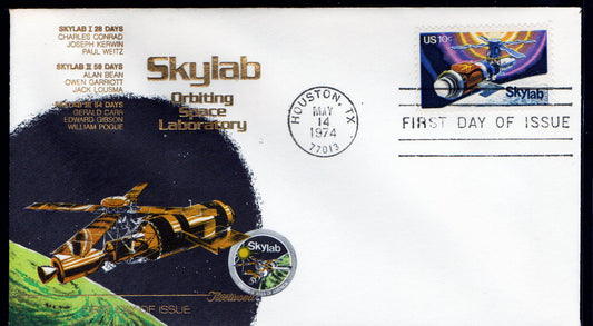 Skylab - First Day Cover - 1974  - Space Skylab Series