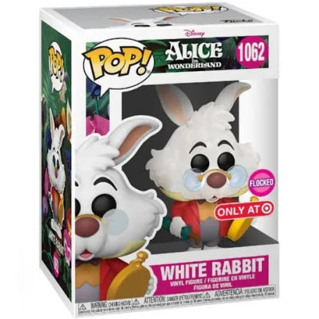 Alice in Wonderland Rabbit Flocked Target Exclusive bobblehead figure and Shirt Box set