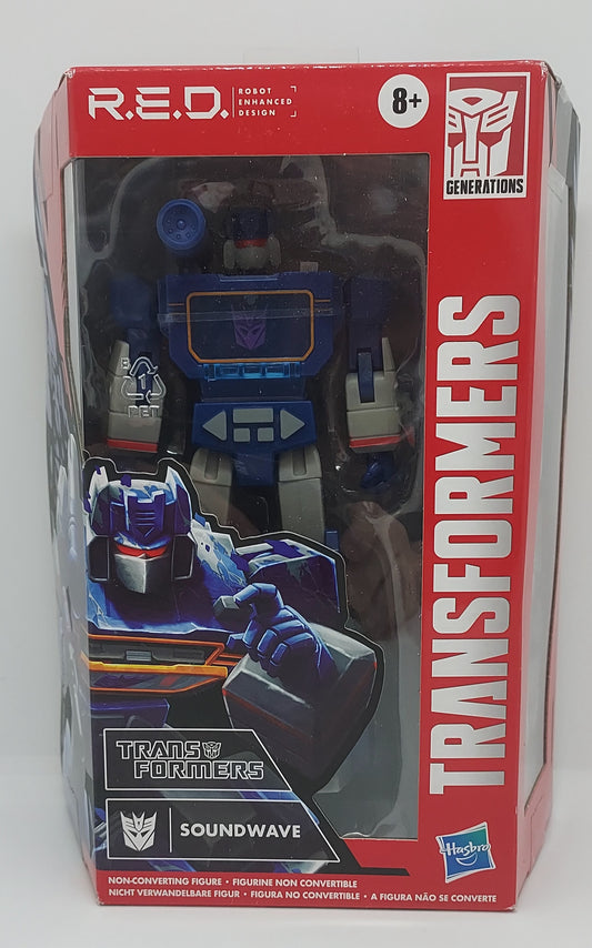 Transformers R.E.D Soundwave Robot Enhanced Design Action Figure Hasbro Toy