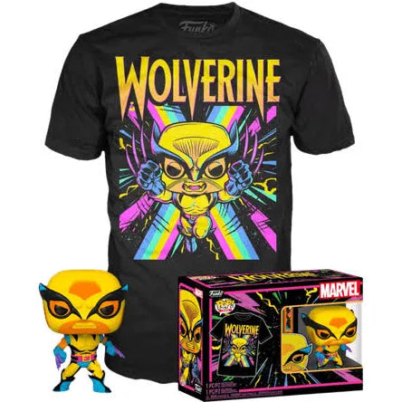 Bobblehead Figure Marvel Wolverine Funko Shirt Box set