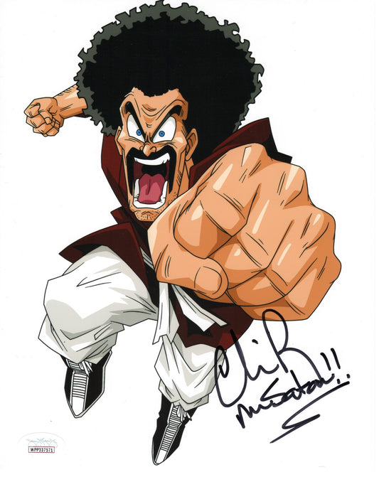 Chris Rager-Mr. Satan-Dragon Ball Z-Signed 8x10-JSA