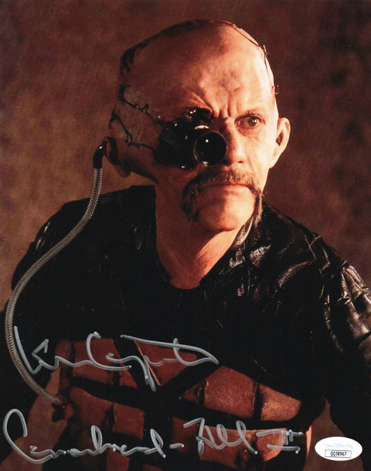 Ken Carpenter-as Camerahead cenobite-signed Hellraiser III 8x10-JSA