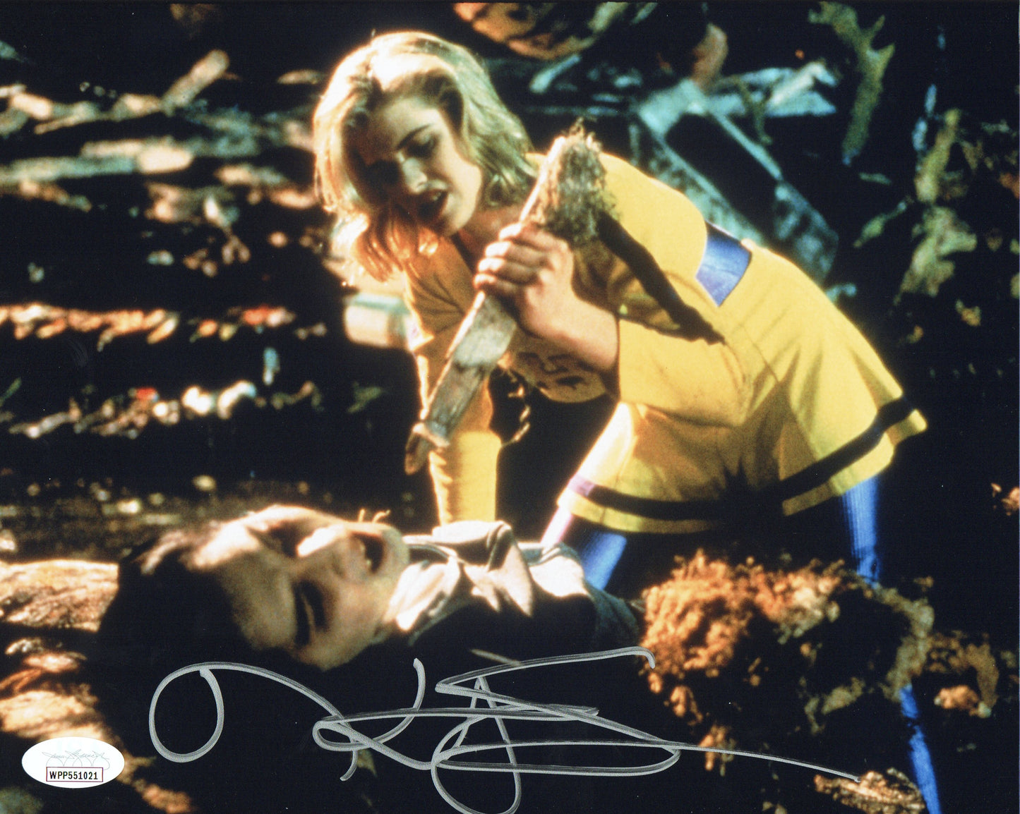 Kristy Swanson-as Buffy-signed 8x10 Buffy the Vampire Slayer Movie-JSA