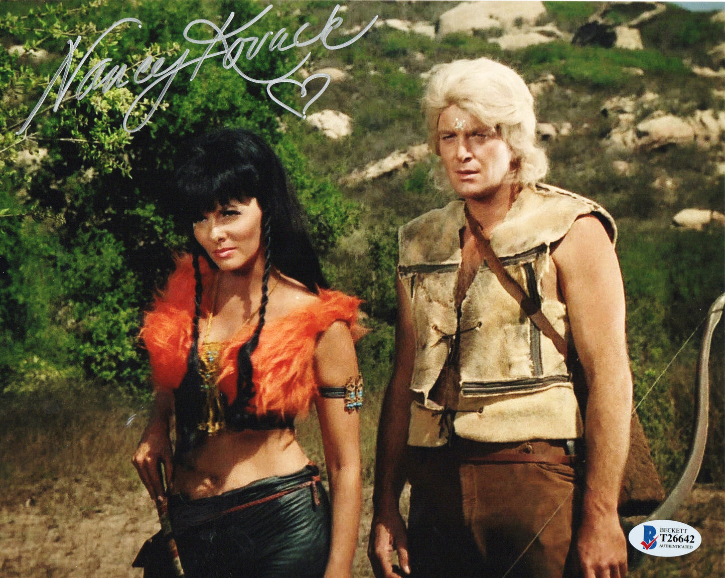 Nancy Kovack: Star Trek TOS: Signed 8x10: Beckett COA - see description - (L1)