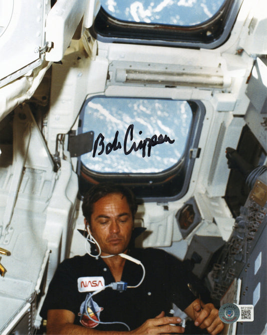 Robert Crippen: Astronaut: Signed 8x10: Beckett COA - Read Description (L1)