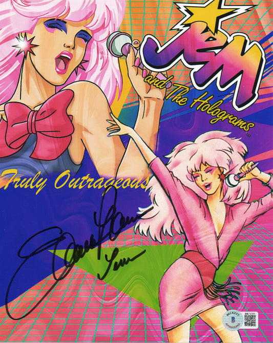 Samantha Newark-as Jem-Jem and the Holograms-signed 8x10-Beckett (1)