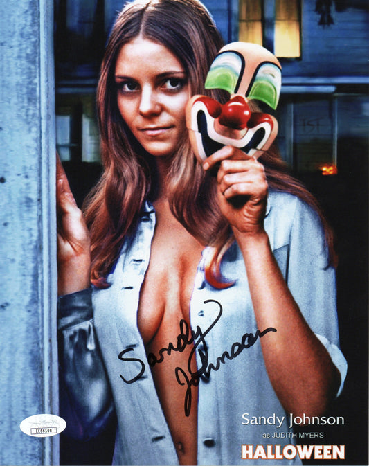 Sandy Johnson-as Judith Myers-signed Halloween 8x10-JSA